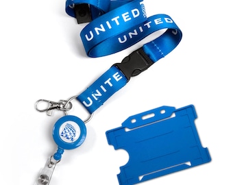 United Airlines Lanyard Set