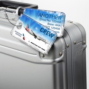 American Airlines B737-800 Luggage Tag