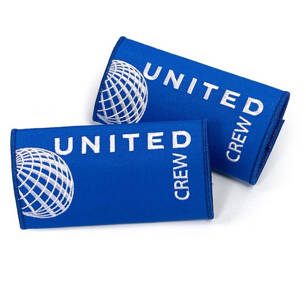 United Airlines Crew Luggage Handle Wrap