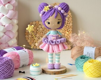 Kit de crochet AMAYA Amigurumi Poupée DIY Fournitures