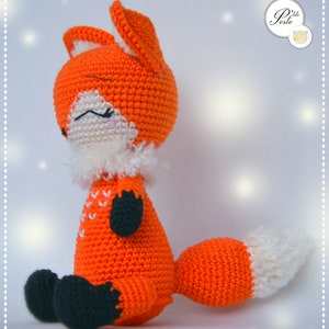 Tutoriel crochet pattern PDF/ ENGLISH, Français, Español, Polski, Italiano, Deutsch/ HERMIONE le renard/ patron amigurumi, amigurumi pattern image 3