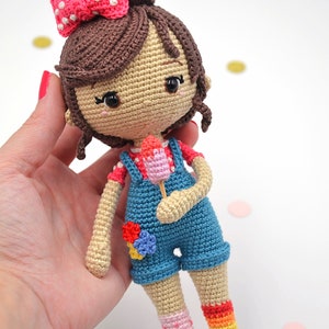 Crochet pattern MELODIE Amigurumi Child image 9