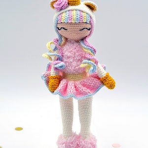 Crochet pattern AURORA Unicorn Amigurumi Child image 2