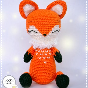 Tutoriel crochet pattern PDF/ ENGLISH, Français, Español, Polski, Italiano, Deutsch/ HERMIONE le renard/ patron amigurumi, amigurumi pattern image 4