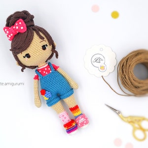 Crochet pattern MELODIE Amigurumi Child image 8