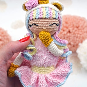 Crochet pattern AURORA Unicorn Amigurumi Child image 9