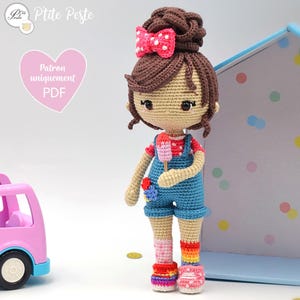 Schema all'uncinetto MELODIE Bambola Amigurumi per bambini