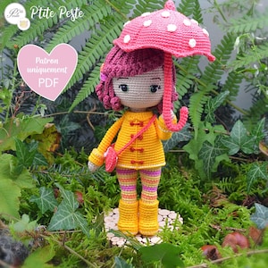 Crochet pattern  CECILE  Amigurumi Doll  Child
