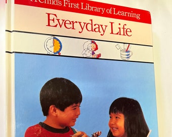 A Child's First Library of Leaning Time life Books Everyday Learning Large Hard Cover beautifully Illustrated Educational Children's Book