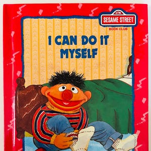 Sesame Street Book Club I can Do It Myself children&#39;s story book hard cover Children&#39;s Television Workshop
