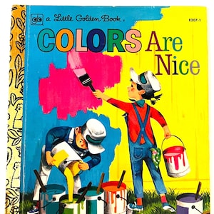 Vintage kleines goldenes Buch: Farben sind schön, 1979 13 Druck