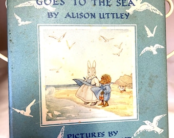 Vintage 1965 The Grey Little Rabbit Goes to Sea - Alison Uttley Children&#39;s Book