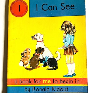 Vintage 1972 I Can See Children&#39;s Book: Illustrated Early Reader