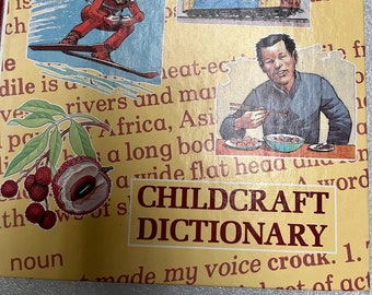 Childcraft Dictionary  Child Craft dictionary International Edition 1993  Educational children's book extra large illustrated vgc