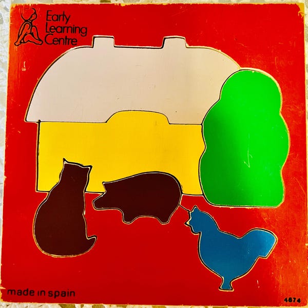 Wooden Inset Puzzle - Etsy