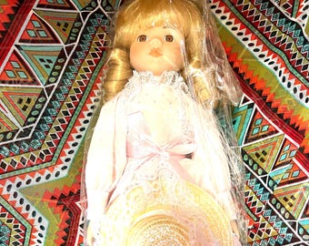 Vintage Porcelain Jessica Doll: The Classique Collection, 40cm, Original Box
