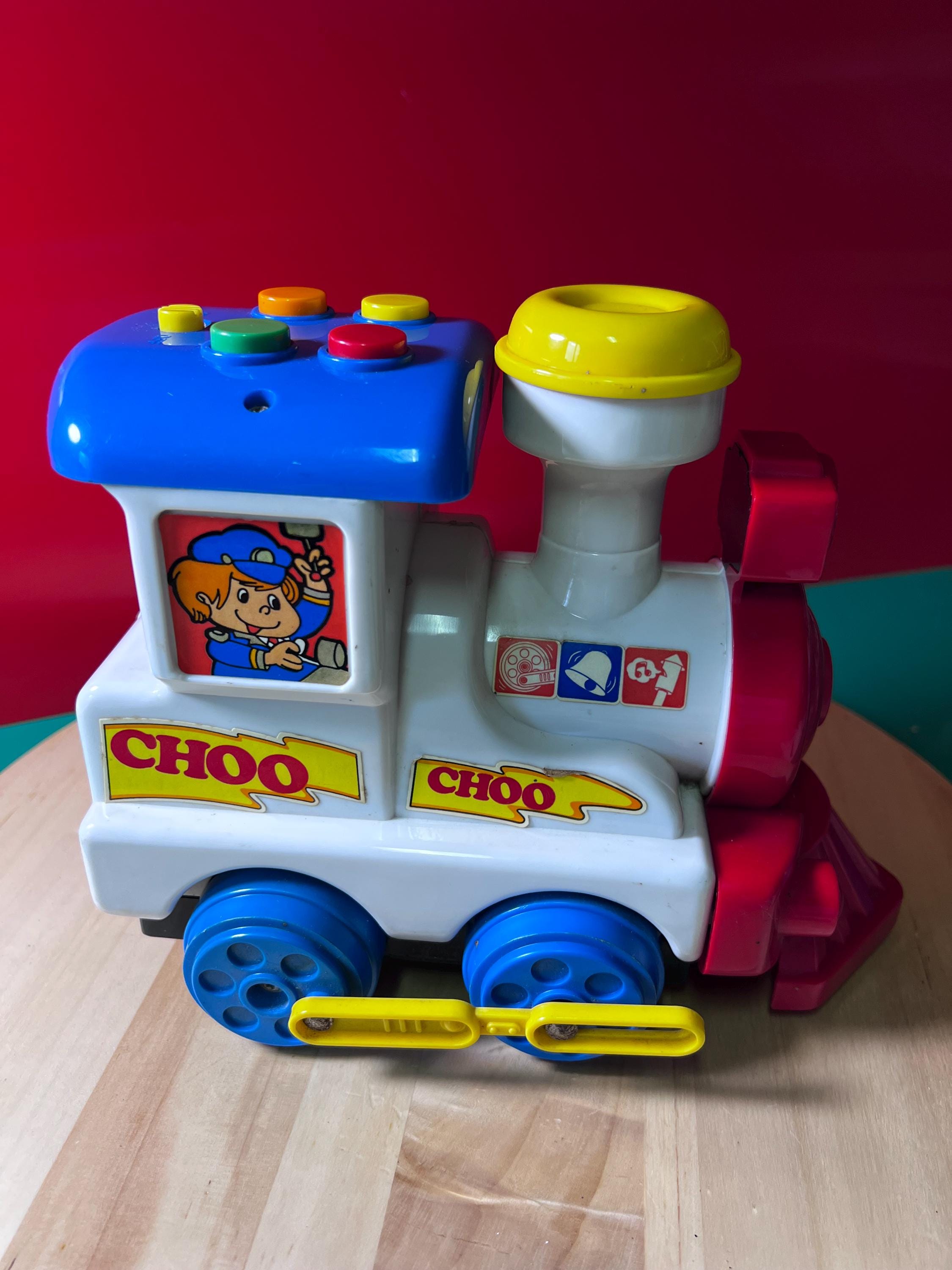 Vintage Battery Operated Toy Train Light and Sound Choo Choo Engine Retro - Etsy