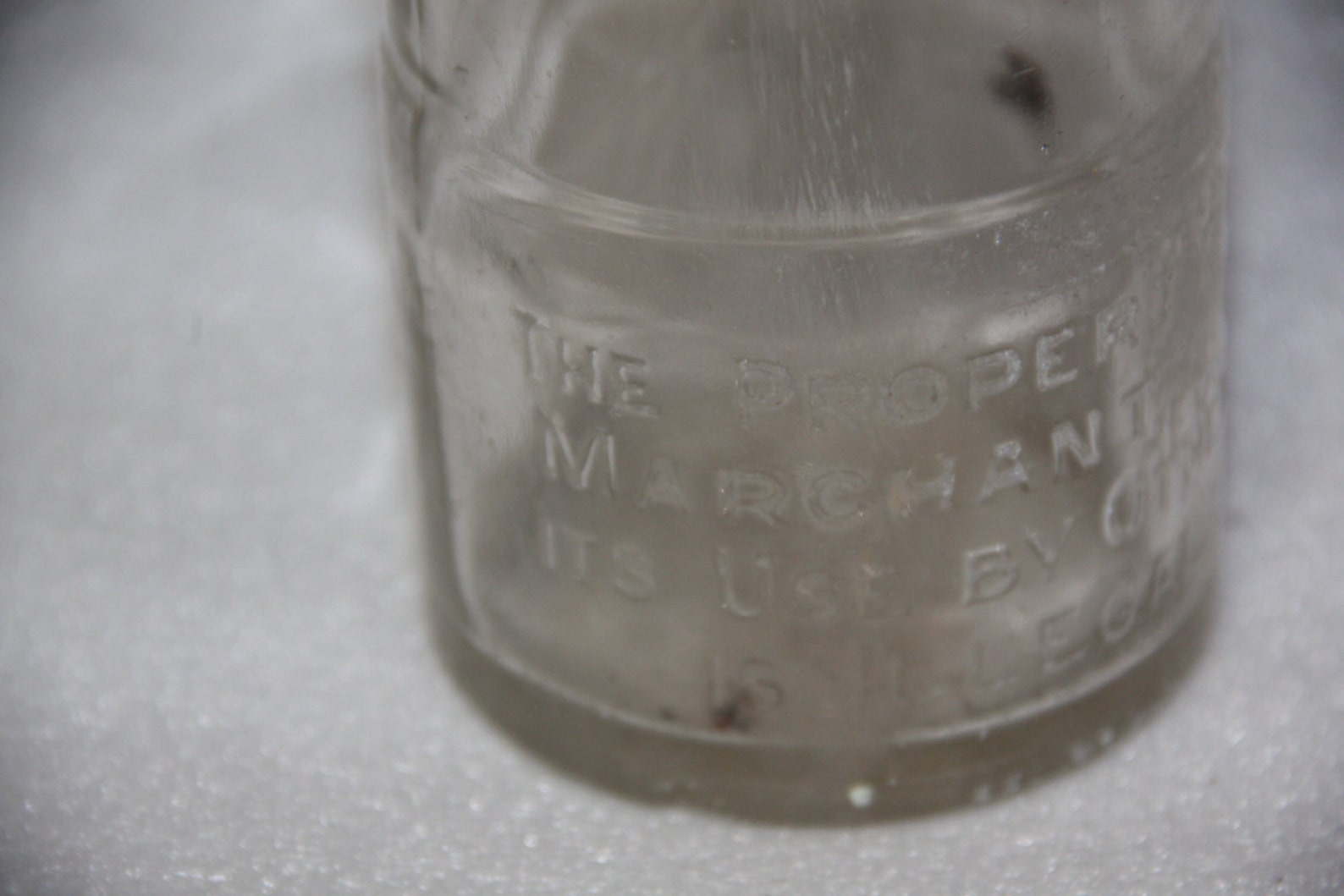 marchants soft drink bottle