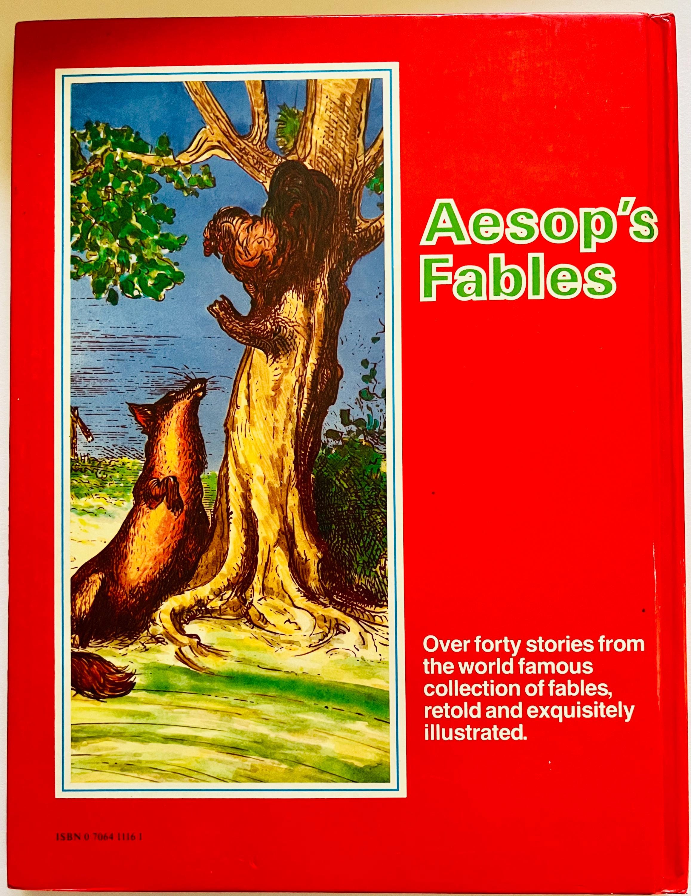Vintage Aesop's Fables: 1979 Illustrated Hardcover Edition - Etsy