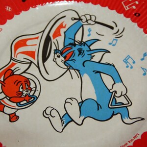 Metro - Goldwyn Mayer 1971 Vintage Tom and Jerry plates paper party plate  vintage plates Cartoon theme  party plate children's party x 15