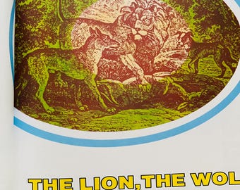 ヴィンテージ版イソップ寓話集：1979年版イラスト入りハードカバー児童