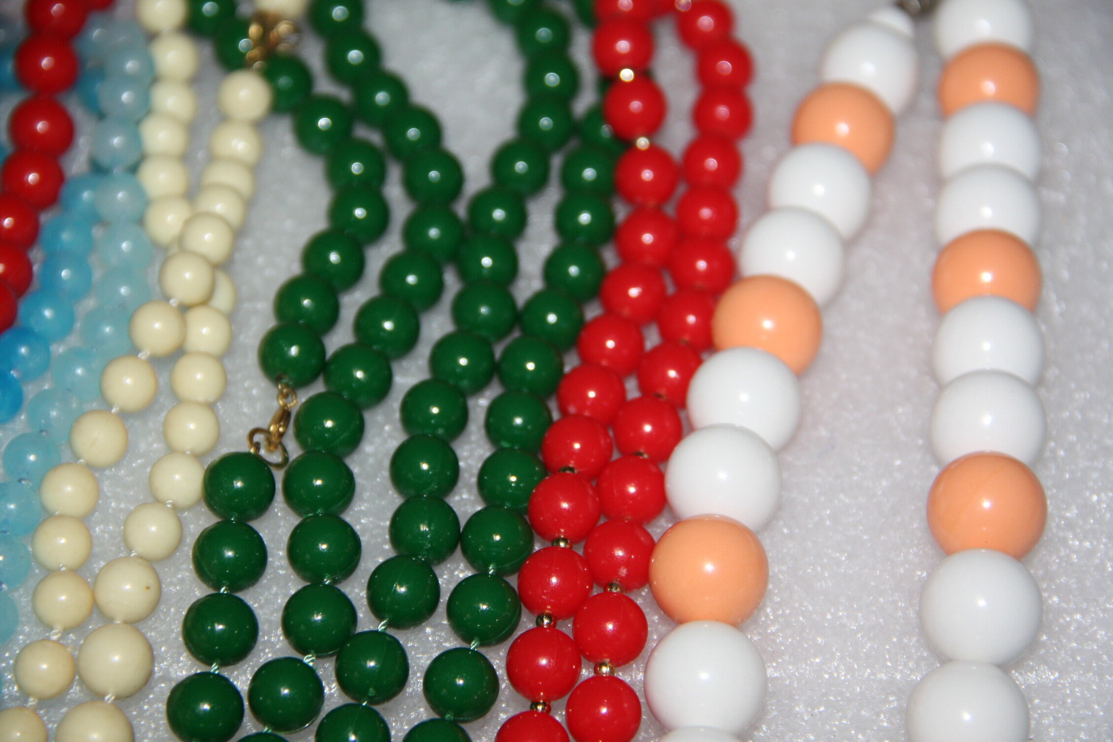 Vintage beads retro beads 8 strands suitable for vintage pops Etsy