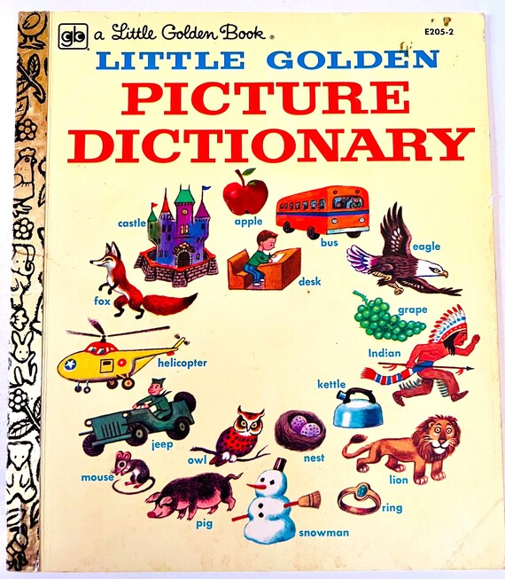 Vintage Little Golden Picture Dictionary: 1979 Children's Book - Etsy