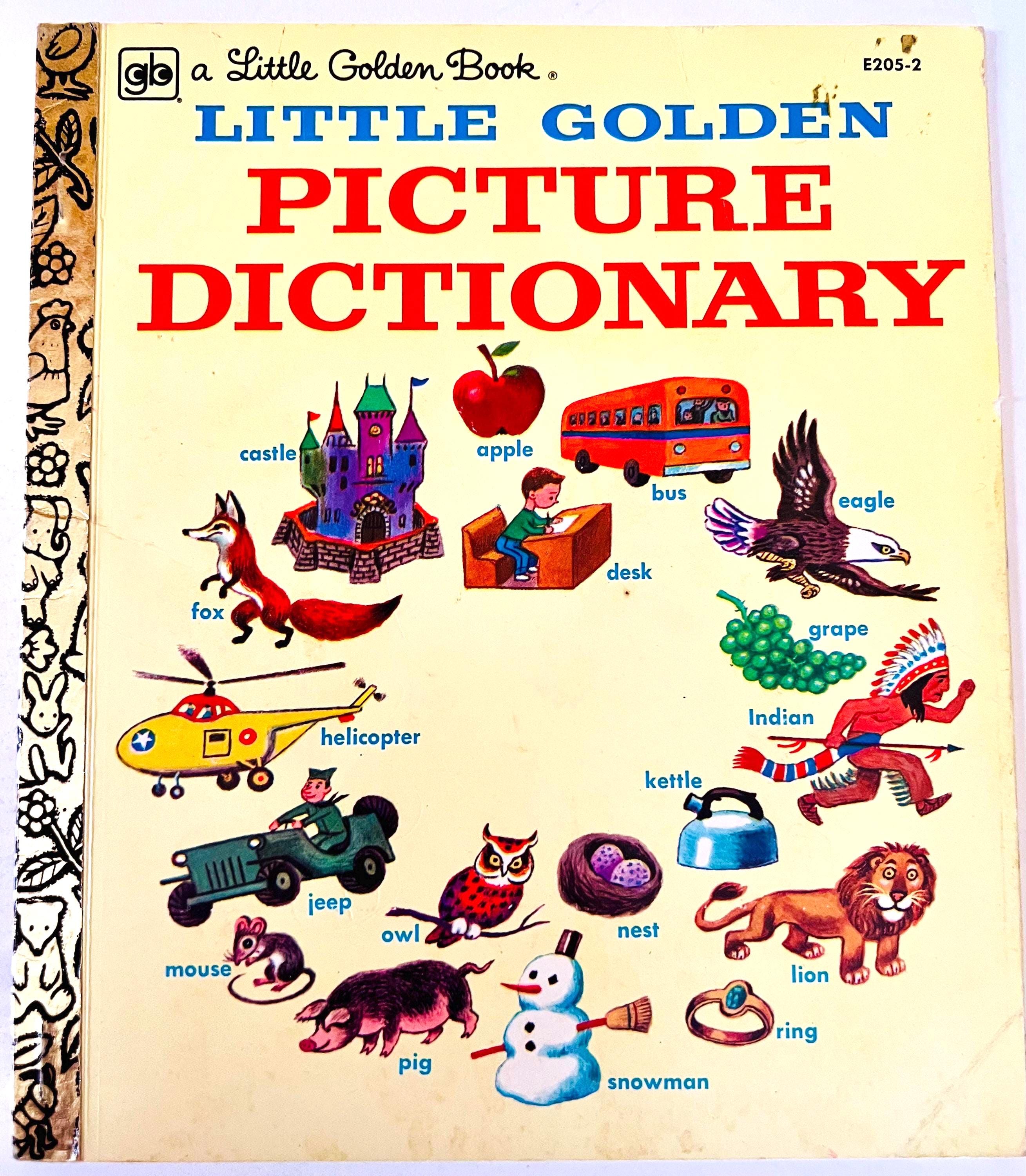 Vintage Little Golden Picture Dictionary: 1979 Children's Book - Etsy