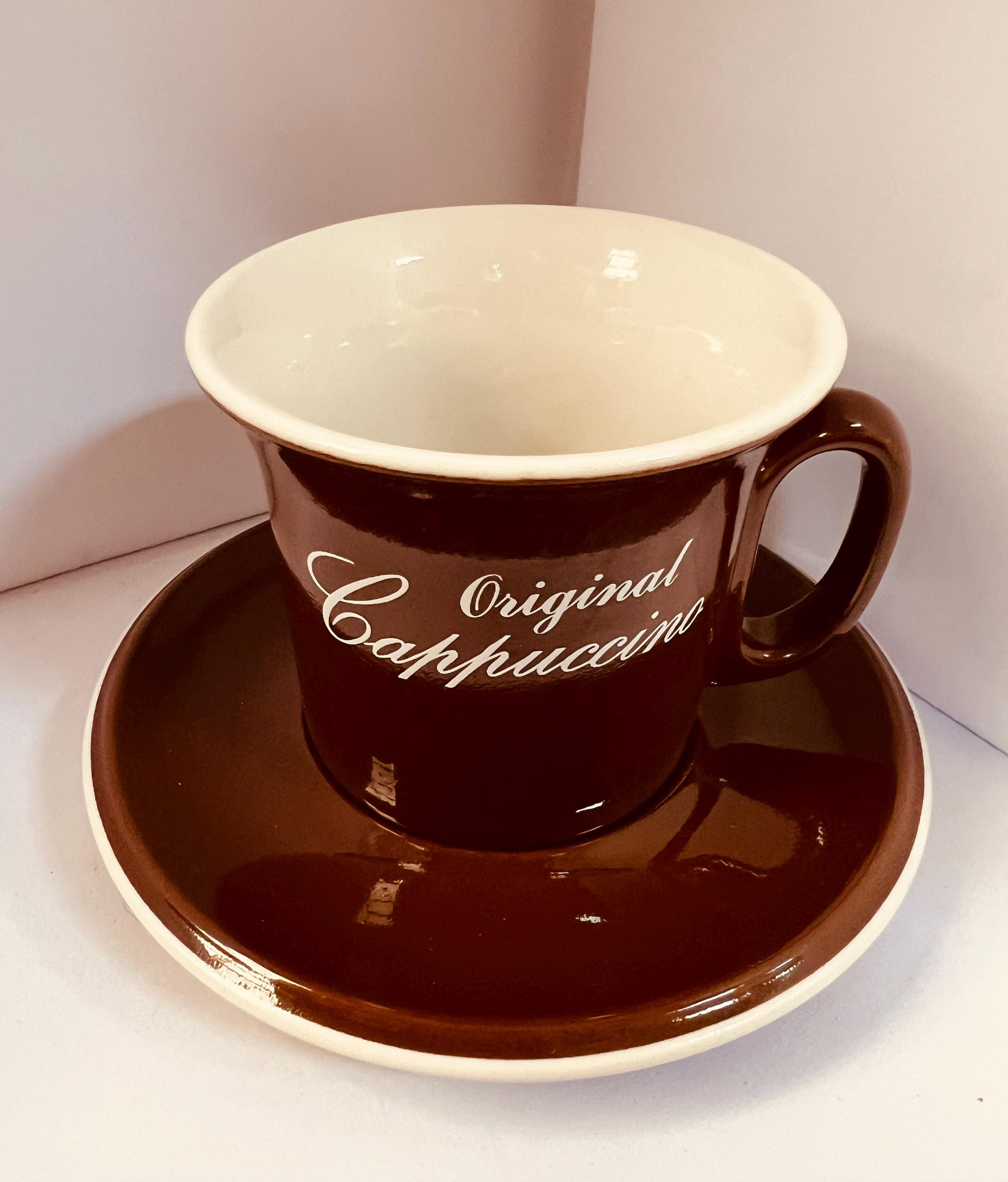 ヴィンテージ ACF イタリア製 カプチーノカップ＆ソーサーセット 