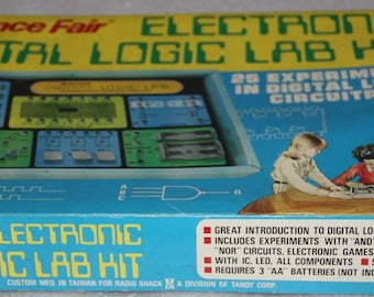 Vintage Science Fair Electronic Digital Logic Lab Kit
