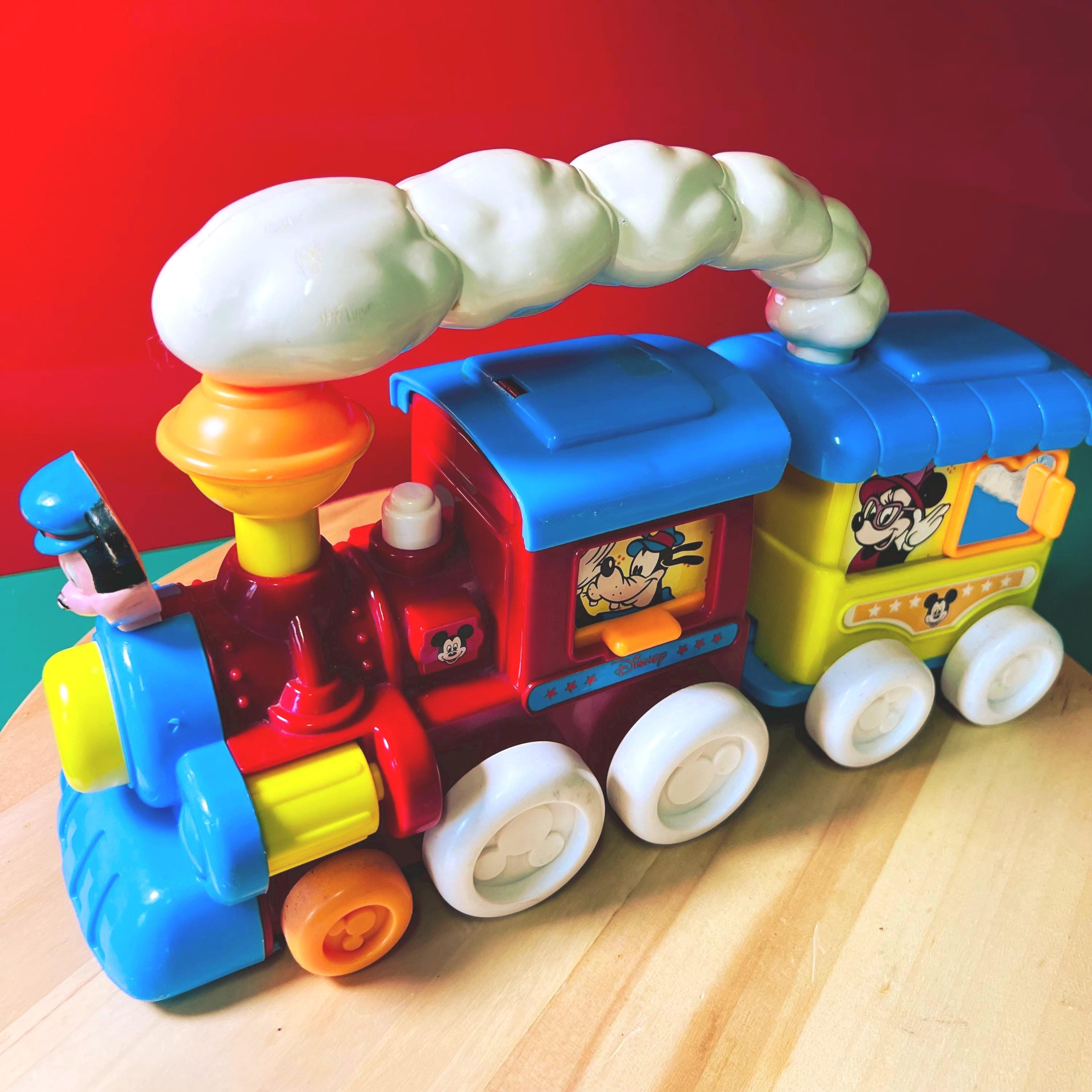 ヴィンテージディズニーおもちゃの列車：ミッキーマウス、ドナルド