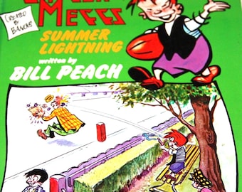 Vintage Ginger Meggs Summer Lightning Hardcover 1982 Bill Peach Australian Comic Collectible Nostalgia Book