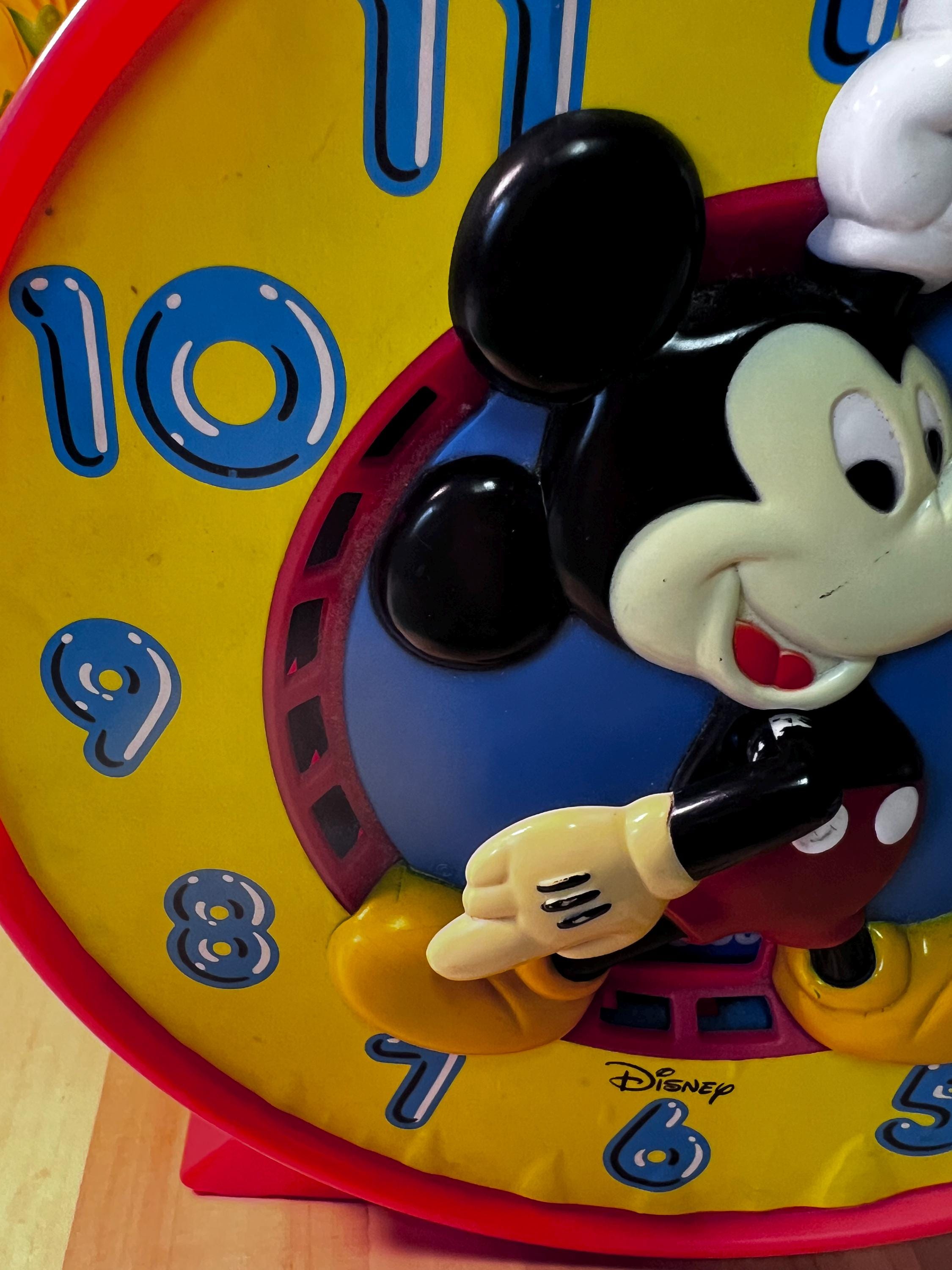 Vintage 1981 Mattel Mickey Mouse Disney Talking Clock - Etsy