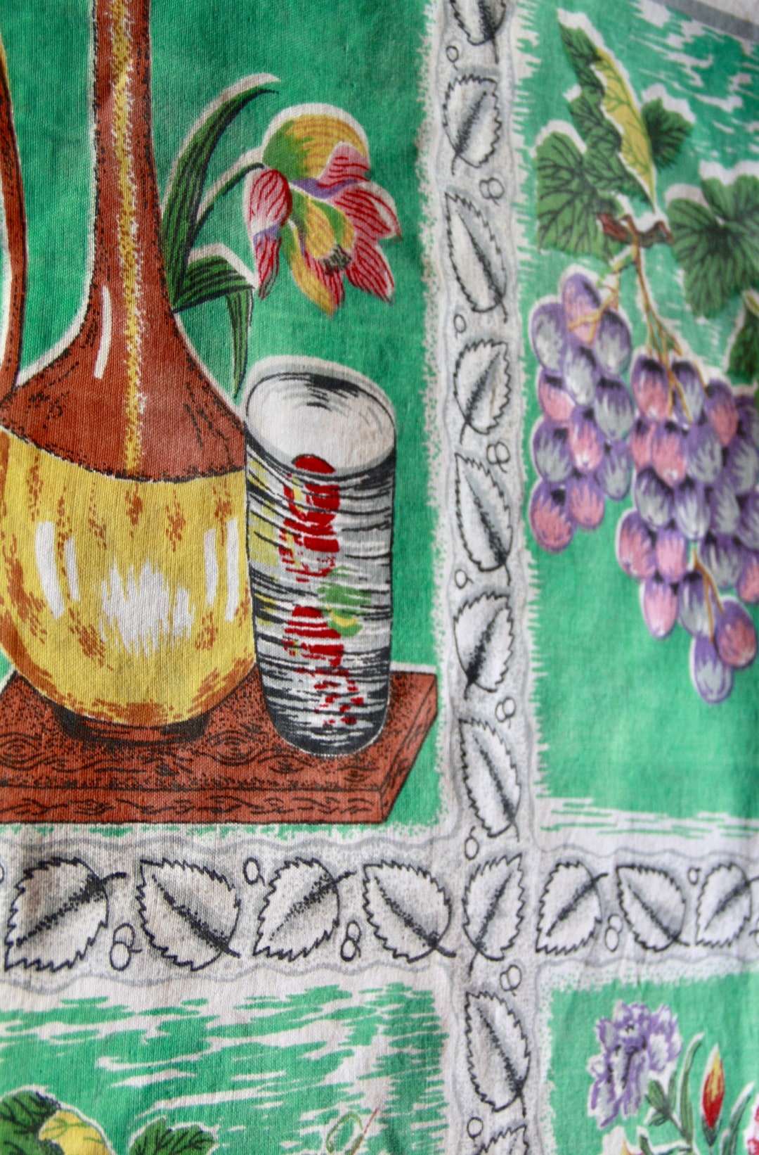 Vintage Tea Towel Retro Tea Towel Kitchen Prop Vintage Kitchen Etsy