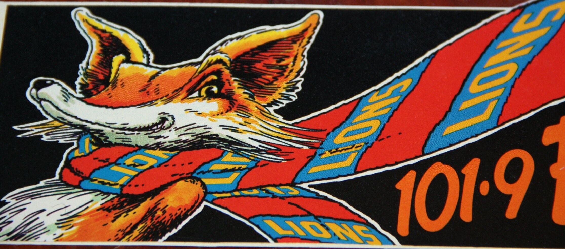 Vintage AFL Vintage VFL Vintage Radio Station Vintage Football Sticker