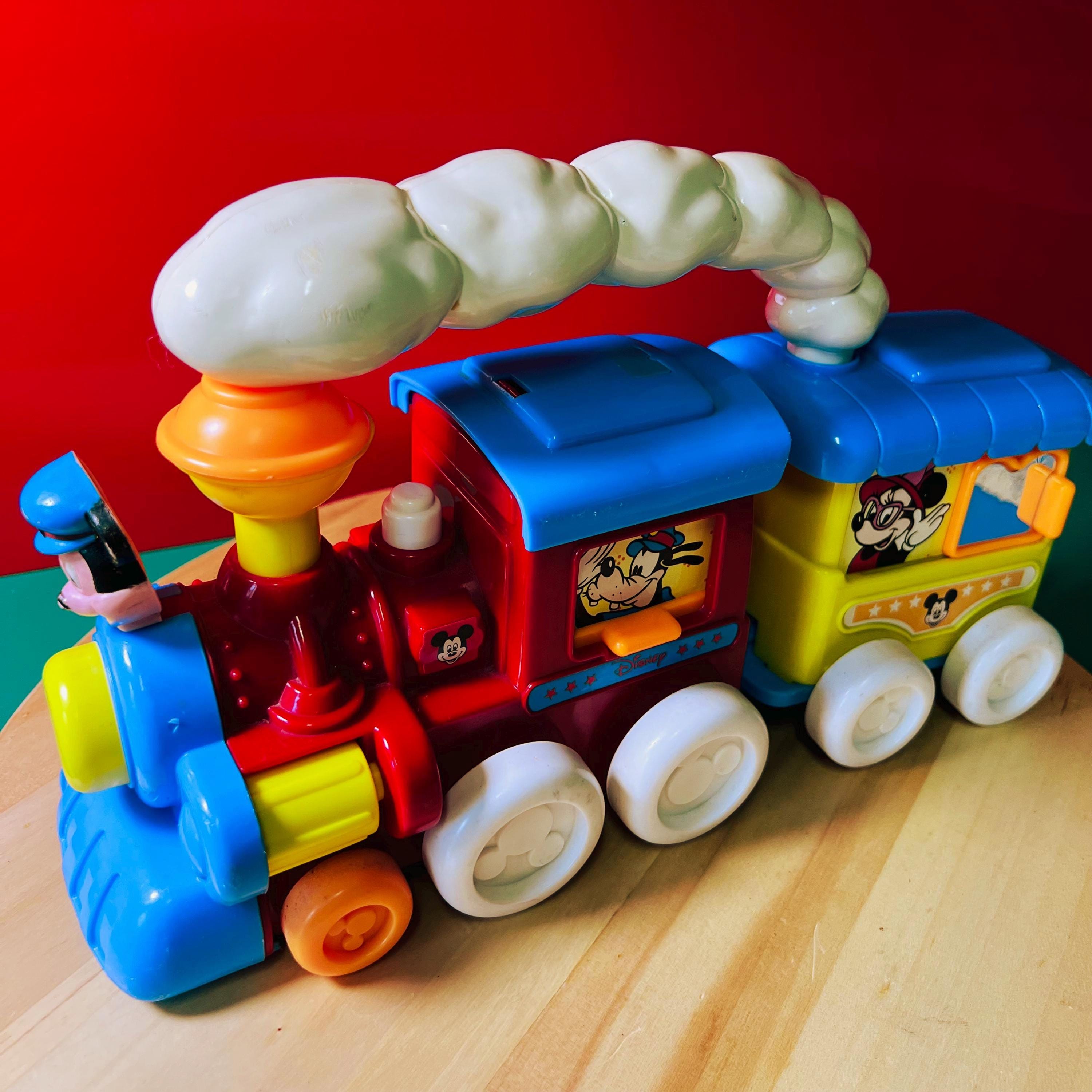 輪投げ ミッキーマウス ドナルドダック 昭和 レトロ ヴィンテージ 玩具 ヴィンテージディズニーおもちゃの列車：ミッキーマウス、ドナルド
