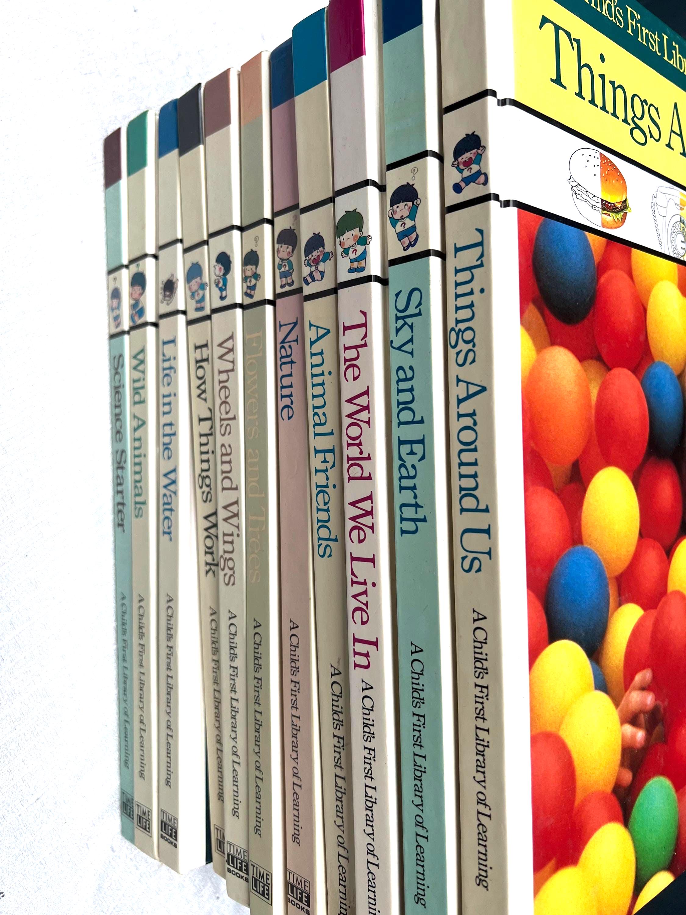 Bulk Lot X 11 First Library of Learning Large Hard Covers Time