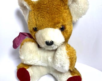 Vintage Teddy Bear: Small Collectible Toy, 23cm old bear