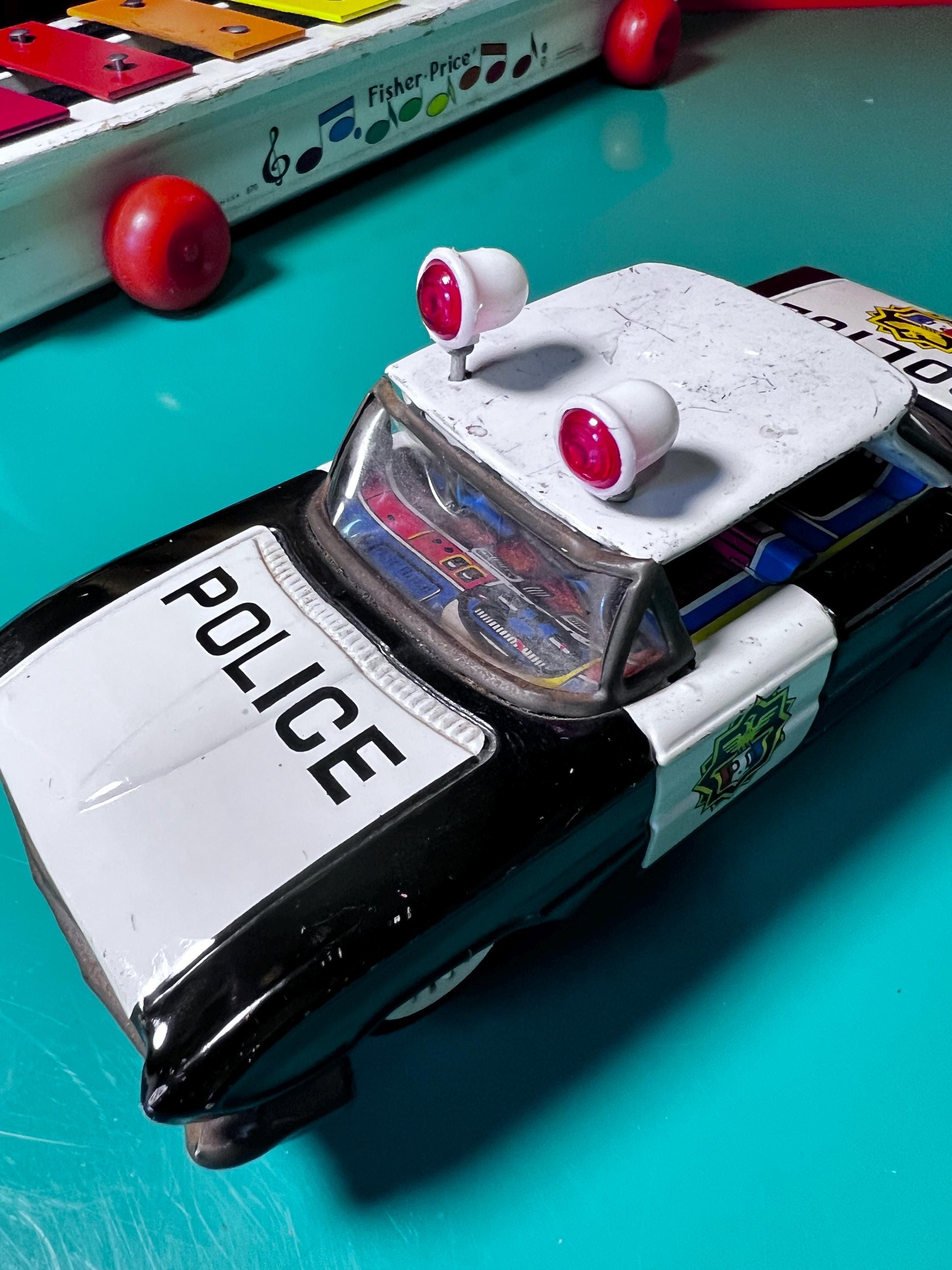 ヴィンテージ コレクターズアイテム ブリキ製おもちゃ パトカー 1960