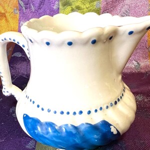 Vintage pottery vintage creamer  Made in Germany vintage jug small milk jug German made creamer vintage German Pottery ( K)