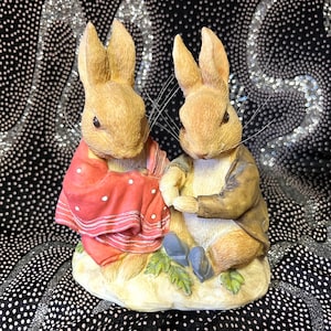 Figura de Beatrix Potter: Peter Rabbit y Benjamin Bunny, FW Co 2002