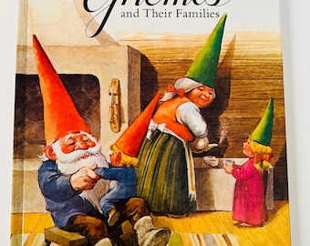 Vintage Pop-Up Book of Gnomes and Their Families, 1983 Hardcover