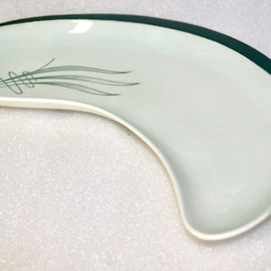 Carlton Ware  large serving platter 34 x 14.5 cm serving platter collectible plate Made In England Reg. Australian Design Boomerang shape