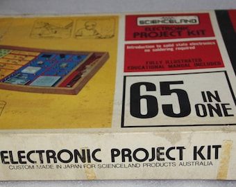 Science Fair vintage electronic kit vintage toy vintage science kit Made in Japan original box and instruction booklet 60's vintage
