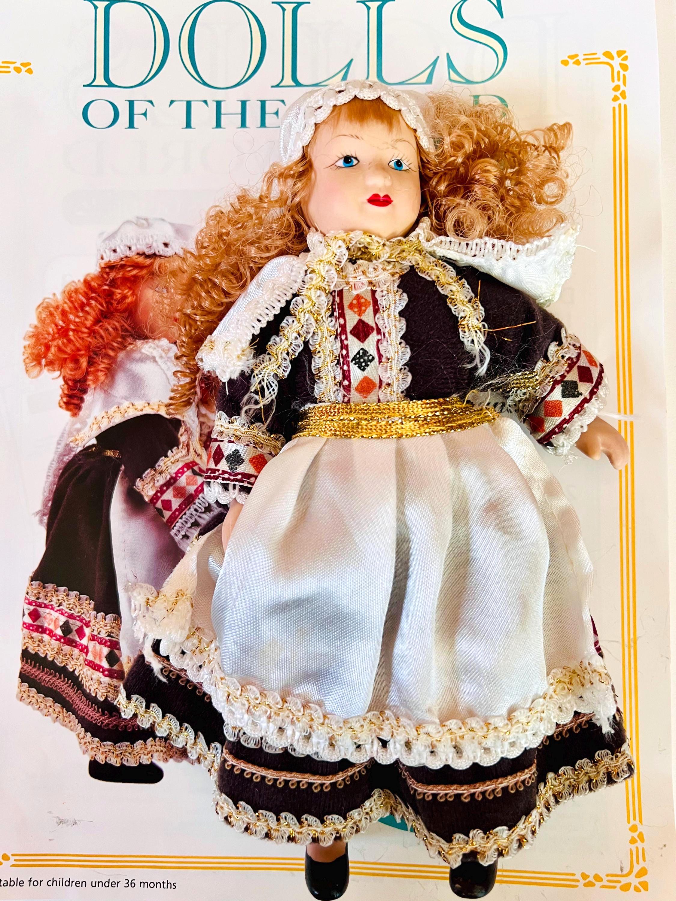 Collectible Porcelain French Doll: Dolls of the World, Traditional