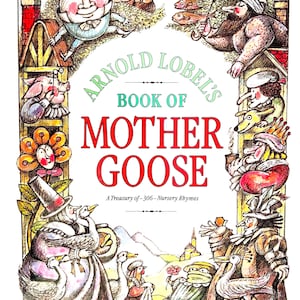 Vintage Mother Goose Book: Arnold Lobel Illustrations, 1987 Hardcover