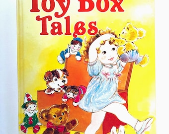Vintage Children's Book Toy Box Tales:  Hardcover Book, 1984 Purnell