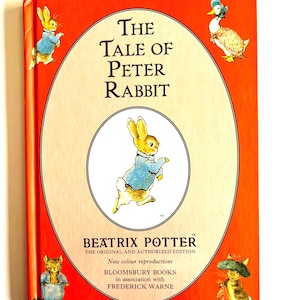 Vintage Peter Rabbit Hardcover Book, Beatrix Potter, Authorized Edition