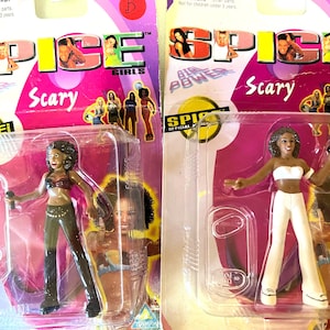 Spice Girls Scary Spice girl x 2 1998 Toymax original package Music Memorabilia 1998 vintage Spice Girls 8 cm spice girls collectible