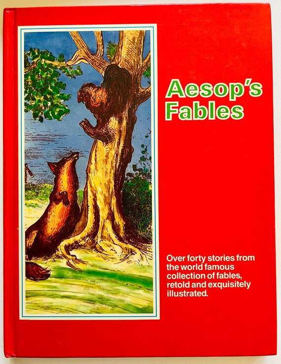 Vintage Aesop's Fables: 1979 Illustrated Hardcover Edition - Etsy